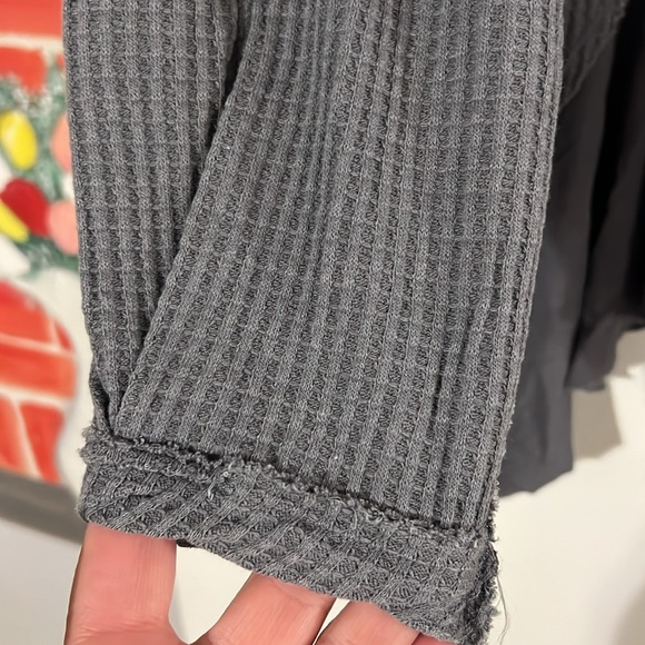 We the Free gray asymmetrical top - Picture 6 of 13